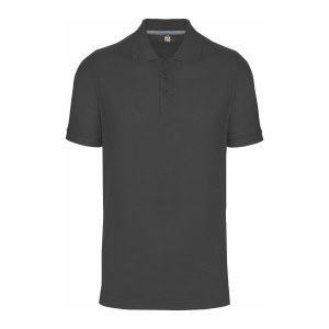 POLO PIQUÉ HOMEM M/M 3 BOT CINZA ESC WK274